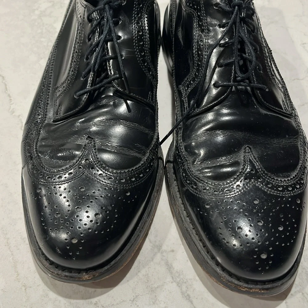 Florsheim Imperial Black Leather Men's Dress Shoes size 10